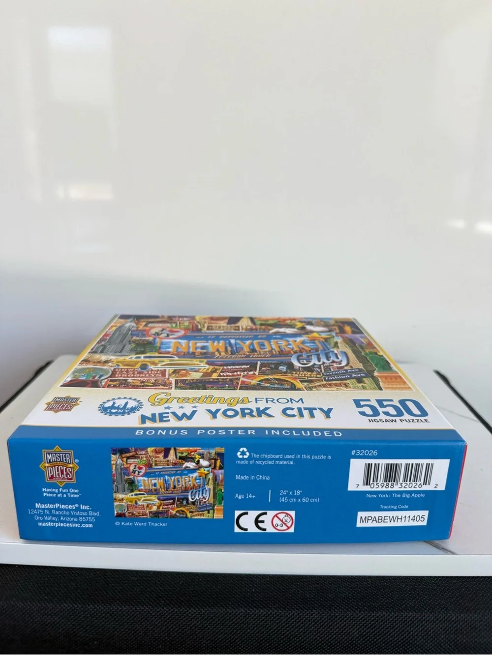 MasterPieces New York City 550-Piece Jigsaw Puzzle - Blue